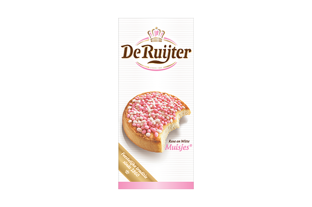 De Ruijter Rose/Witte Muisjes 330 gr